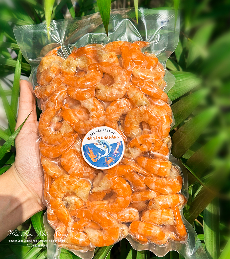 Tôm khô tại hải sản nhà Nắng